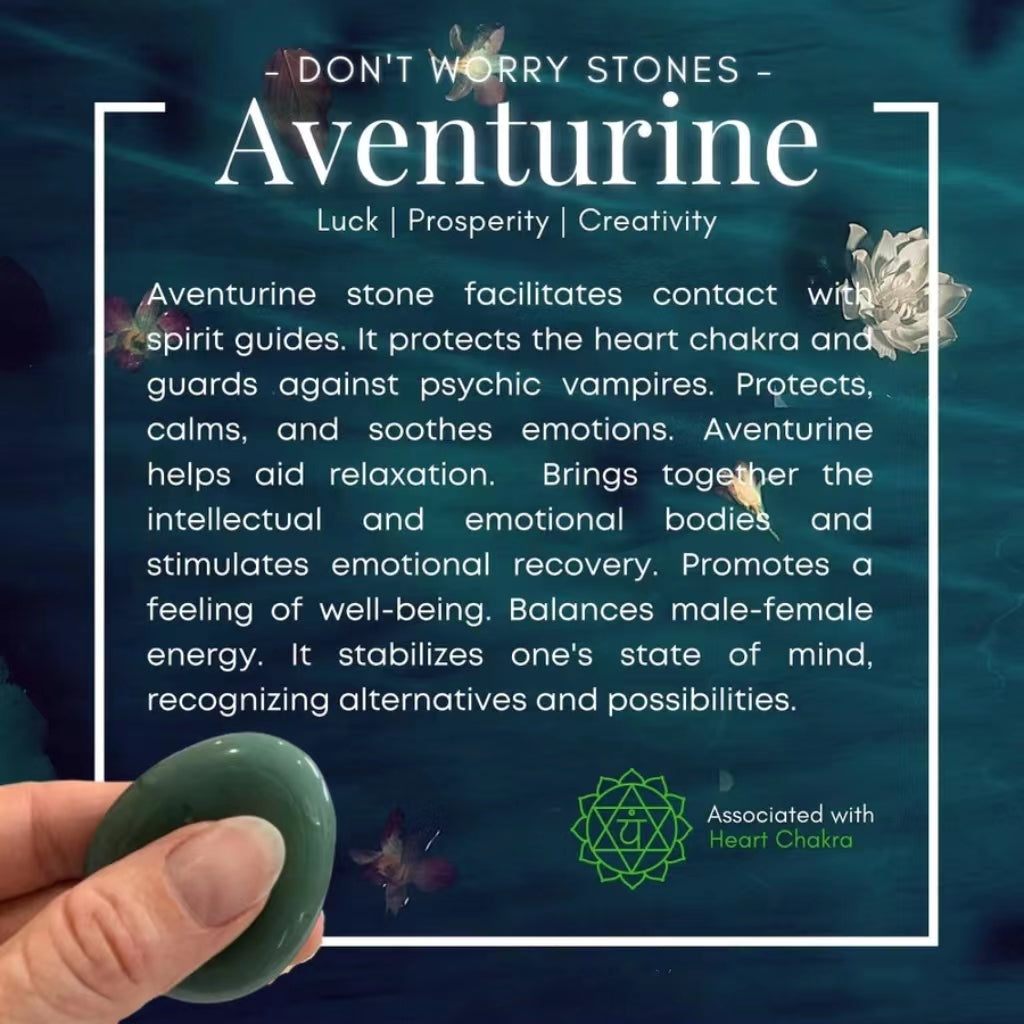 Aventurine Worry Stone