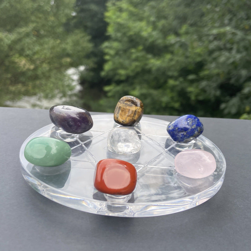 seven chakra  crystal balance system