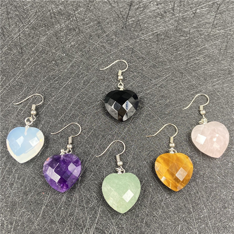 Heart earrings（The post part is copper)