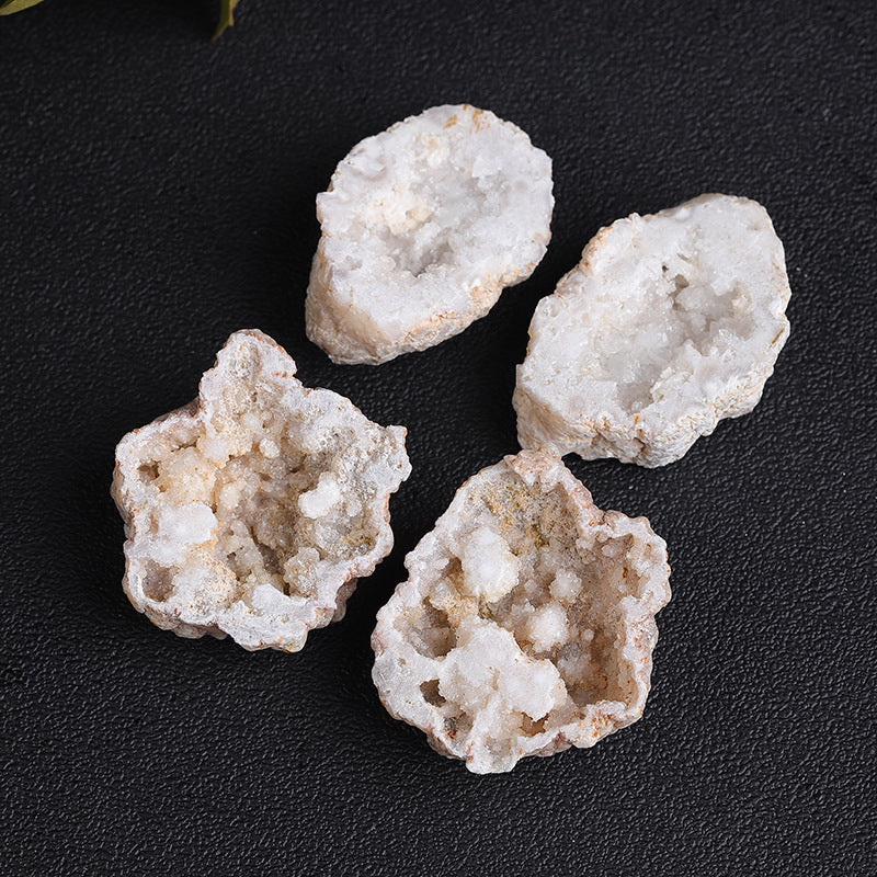 Natural  crystal cave agate geode