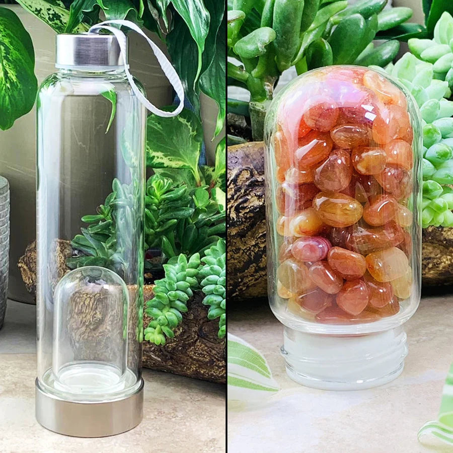 Carnelian Gem Pod Water Bottle