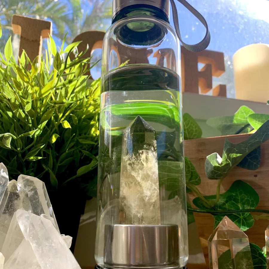 Crystal Water Bottle + Carry Case