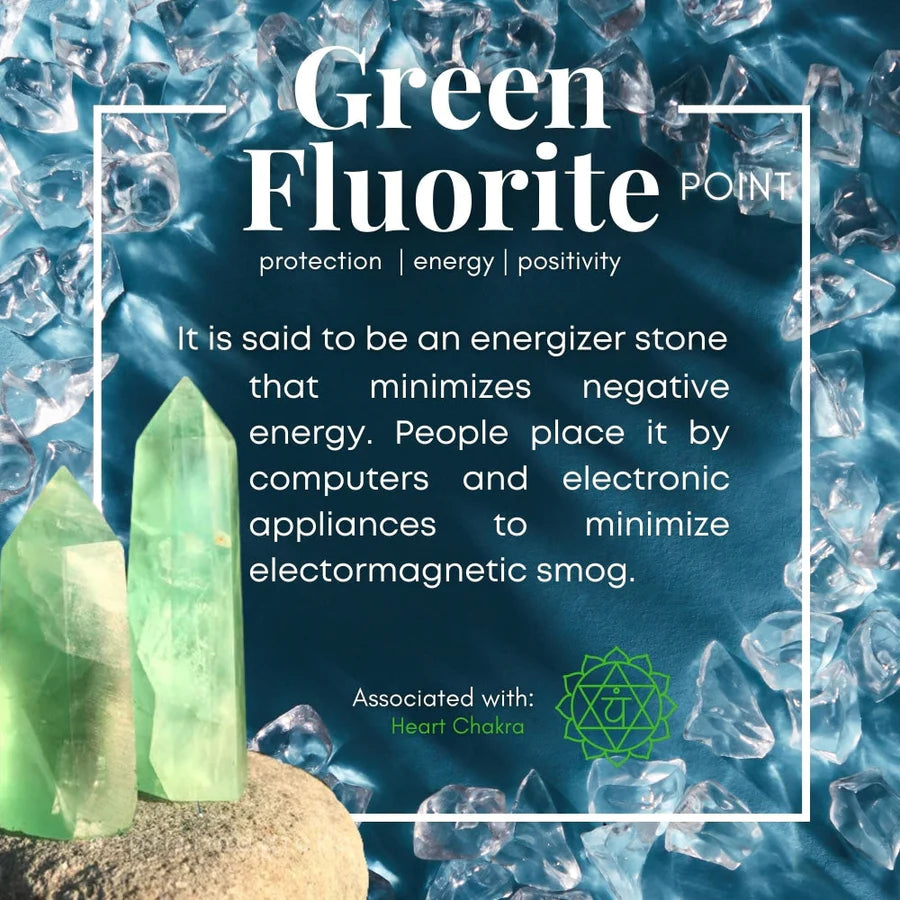 Green Fluorite Point