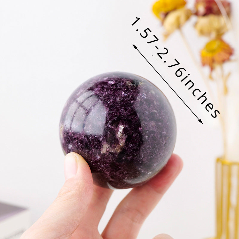 Top quality Purple Mica/Lepidolite crystal ball/sphere