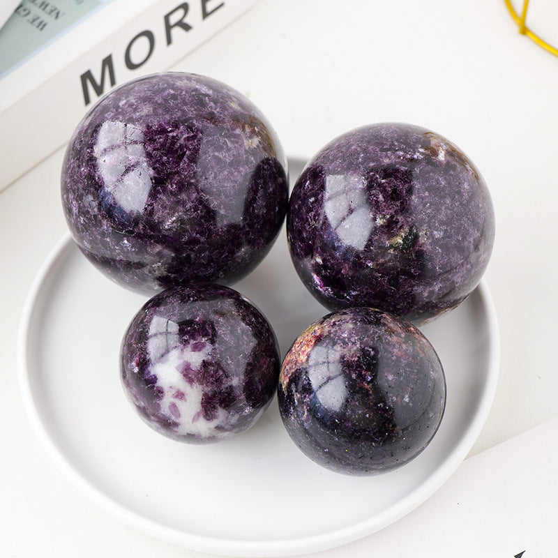 Top quality Purple Mica/Lepidolite crystal ball/sphere
