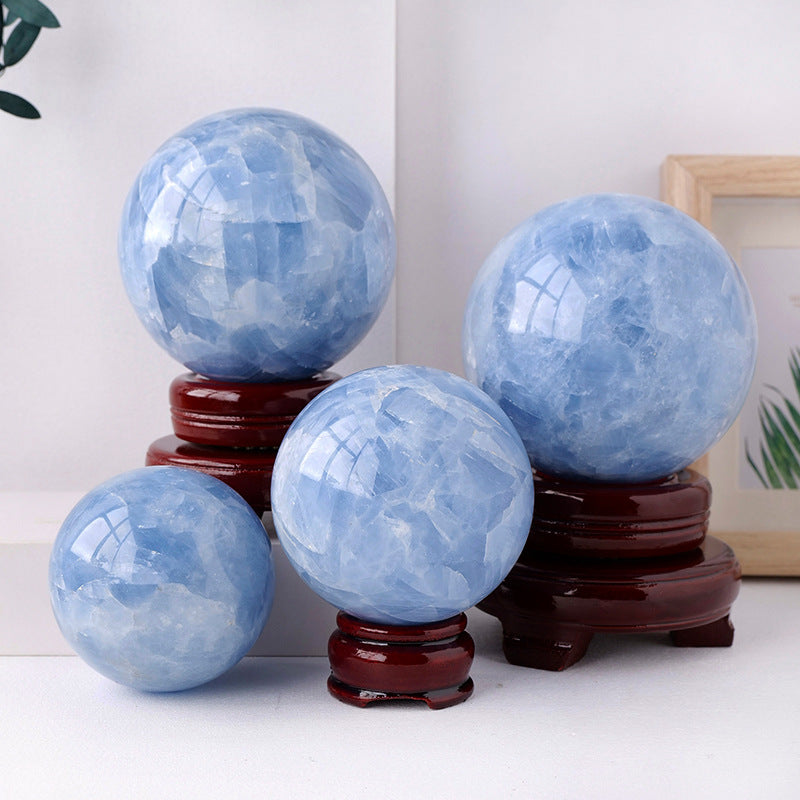 Blue Calcite Ball/sphere